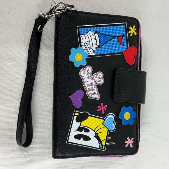Disney Parks So Sweet Clutch Wristlet Wallet NWOT Mickey Minni - Picture 3 of 11